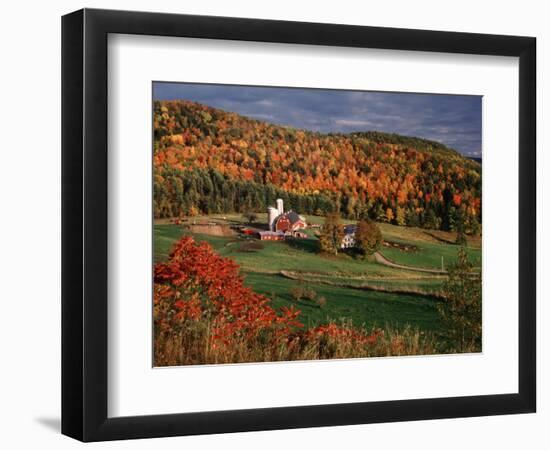 Vermont Farm in the Fall, USA-Charles Sleicher-Framed Photographic Print