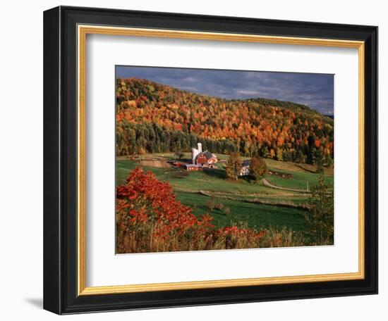 Vermont Farm in the Fall, USA-Charles Sleicher-Framed Photographic Print