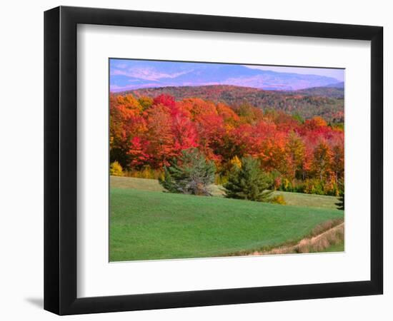 Vermont Hills in the Fall, Vermont, USA-Charles Sleicher-Framed Photographic Print