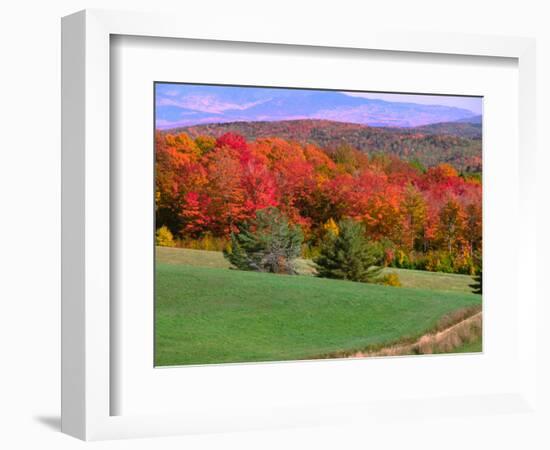 Vermont Hills in the Fall, Vermont, USA-Charles Sleicher-Framed Photographic Print