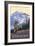 Vermont Mountain Hiker-Lantern Press-Framed Art Print