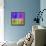 Vermont Pop Art Map 2-NaxArt-Framed Stretched Canvas displayed on a wall