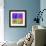 Vermont Pop Art Map 2-NaxArt-Framed Premium Giclee Print displayed on a wall