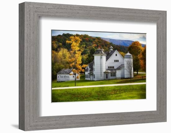 Vermont Scenic Farm I-George Oze-Framed Photographic Print