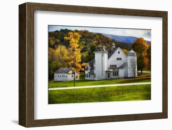 Vermont Scenic Farm I-George Oze-Framed Photographic Print