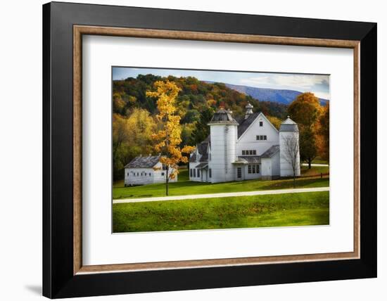 Vermont Scenic Farm I-George Oze-Framed Photographic Print