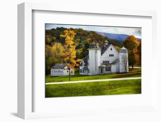 Vermont Scenic Farm I-George Oze-Framed Photographic Print