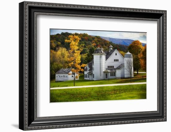 Vermont Scenic Farm I-George Oze-Framed Photographic Print
