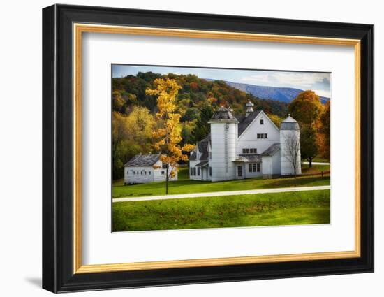 Vermont Scenic Farm I-George Oze-Framed Photographic Print