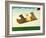 Vermont Sled Dogs Template-Stephen Huneck-Framed Giclee Print