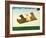 Vermont Sled Dogs Template-Stephen Huneck-Framed Giclee Print