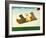 Vermont Sled Dogs Template-Stephen Huneck-Framed Giclee Print