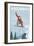 Vermont - Snowboarder Jumping-Lantern Press-Framed Premium Giclee Print