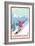 Vermont - Snowboarder Scene-Lantern Press-Framed Art Print