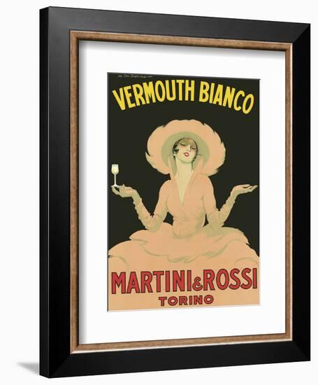 Vermouth Bianco - Martini & Rossi - Torino (Turin), Italy-Marcello Dudovich-Framed Art Print