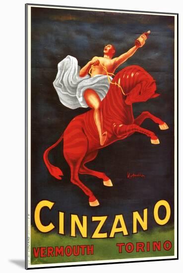 Vermouth Cinzano-Leonetto Cappiello-Mounted Art Print