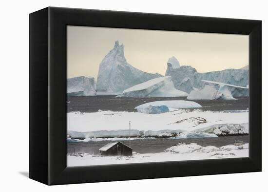 Vernadsky Research Base, the Ukrainian Antarctic station at Marina Point on Galindez Island in the -Sergio Pitamitz-Framed Premier Image Canvas