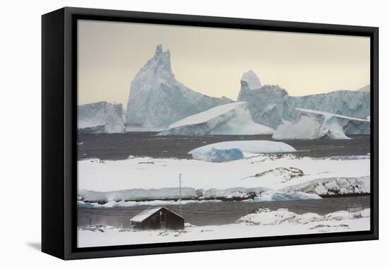 Vernadsky Research Base, the Ukrainian Antarctic station at Marina Point on Galindez Island in the -Sergio Pitamitz-Framed Premier Image Canvas