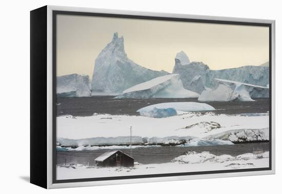 Vernadsky Research Base, the Ukrainian Antarctic station at Marina Point on Galindez Island in the -Sergio Pitamitz-Framed Premier Image Canvas