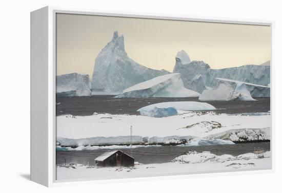 Vernadsky Research Base, the Ukrainian Antarctic station at Marina Point on Galindez Island in the -Sergio Pitamitz-Framed Premier Image Canvas