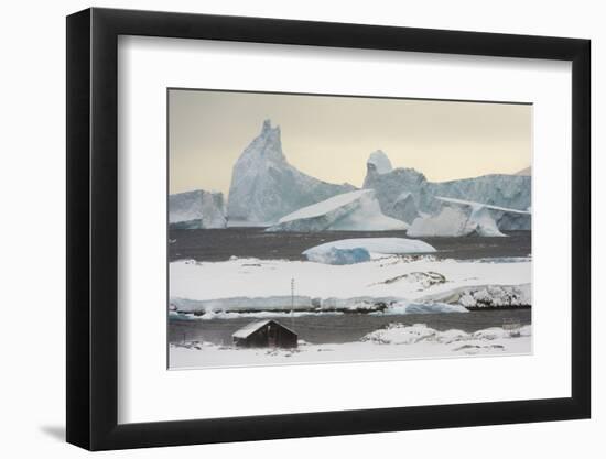 Vernadsky Research Base, the Ukrainian Antarctic station at Marina Point on Galindez Island in the -Sergio Pitamitz-Framed Photographic Print