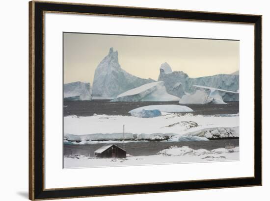 Vernadsky Research Base, the Ukrainian Antarctic station at Marina Point on Galindez Island in the -Sergio Pitamitz-Framed Photographic Print