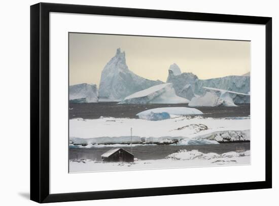 Vernadsky Research Base, the Ukrainian Antarctic station at Marina Point on Galindez Island in the -Sergio Pitamitz-Framed Photographic Print