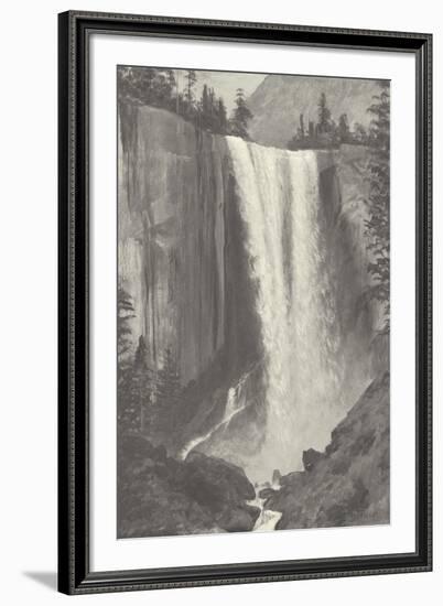 Vernal Falls, 1863 - Vintage-Albert Bierstadt-Framed Giclee Print