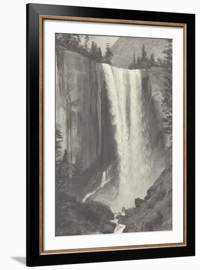 Vernal Falls, 1863 - Vintage-Albert Bierstadt-Framed Giclee Print