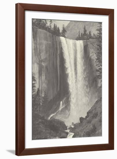 Vernal Falls, 1863 - Vintage-Albert Bierstadt-Framed Giclee Print