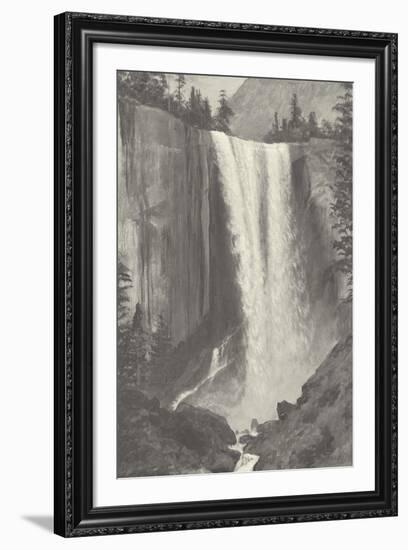 Vernal Falls, 1863 - Vintage-Albert Bierstadt-Framed Giclee Print