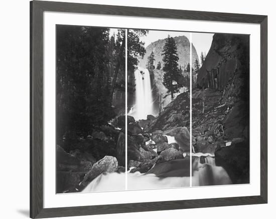 Vernal Falls, 300 Ft., Yosemite-Carleton E Watkins-Framed Giclee Print