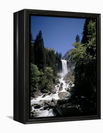 Vernal Falls, 318Ft., Yosemite National Park, Unesco World Heritage Site, California, USA-Geoff Renner-Framed Premier Image Canvas