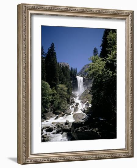 Vernal Falls, 318Ft., Yosemite National Park, Unesco World Heritage Site, California, USA-Geoff Renner-Framed Photographic Print