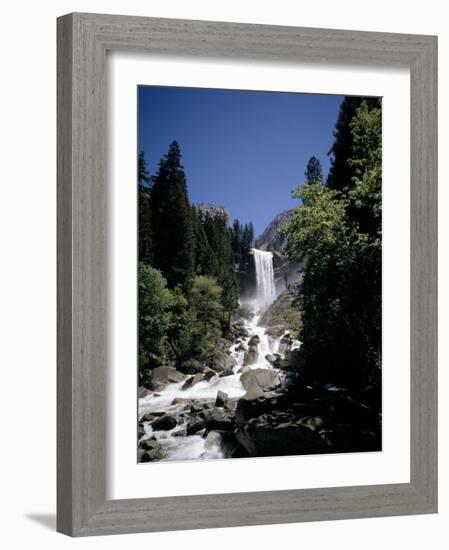 Vernal Falls, 318Ft., Yosemite National Park, Unesco World Heritage Site, California, USA-Geoff Renner-Framed Photographic Print