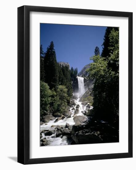 Vernal Falls, 318Ft., Yosemite National Park, Unesco World Heritage Site, California, USA-Geoff Renner-Framed Photographic Print