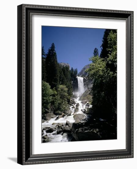 Vernal Falls, 318Ft., Yosemite National Park, Unesco World Heritage Site, California, USA-Geoff Renner-Framed Photographic Print