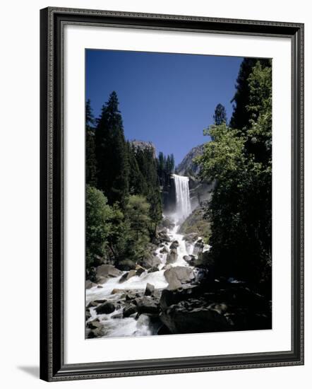 Vernal Falls, 318Ft., Yosemite National Park, Unesco World Heritage Site, California, USA-Geoff Renner-Framed Photographic Print