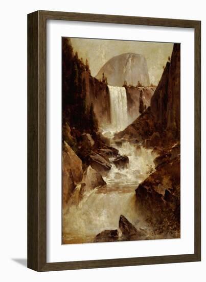 Vernal Falls, Yosemite, 1889-Thomas Hill-Framed Giclee Print