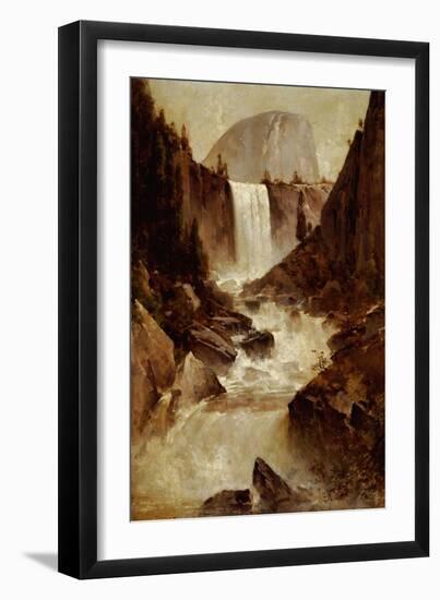 Vernal Falls, Yosemite, 1889-Thomas Hill-Framed Giclee Print