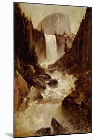 Vernal Falls, Yosemite, 1889-Thomas Hill-Mounted Giclee Print