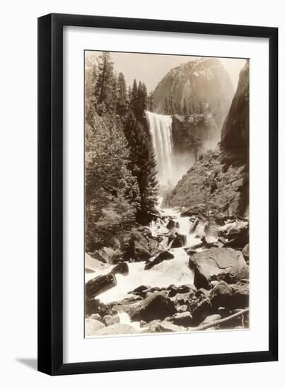 Vernal Falls, Yosemite-null-Framed Art Print