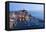 Vernazza at Dusk, Cinque Terre, UNESCO World Heritage Site, Liguria, Italy, Mediterranean, Europe-Mark Sunderland-Framed Premier Image Canvas