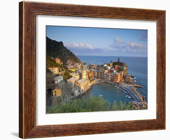 Vernazza, Cinque Terre, Riviera Di Levante, Liguria, Italy-Jon Arnold-Framed Photographic Print