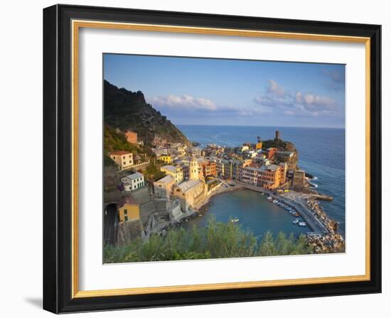 Vernazza, Cinque Terre, Riviera Di Levante, Liguria, Italy-Jon Arnold-Framed Photographic Print