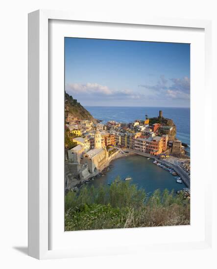 Vernazza, Cinque Terre, Riviera Di Levante, Liguria, Italy-Jon Arnold-Framed Photographic Print