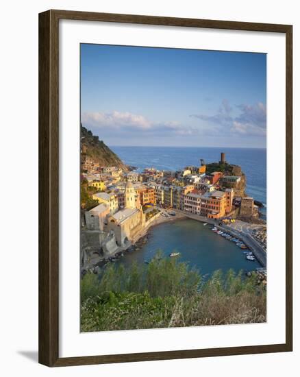 Vernazza, Cinque Terre, Riviera Di Levante, Liguria, Italy-Jon Arnold-Framed Photographic Print