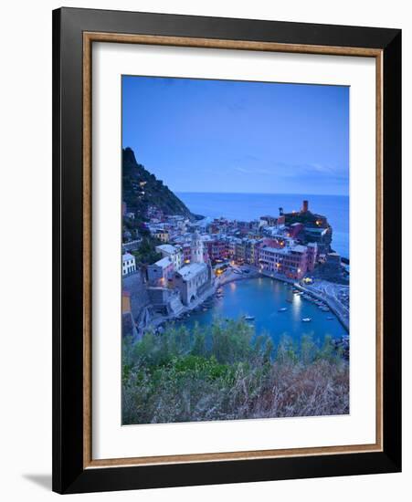 Vernazza, Cinque Terre, Riviera Di Levante, Liguria, Italy-Jon Arnold-Framed Photographic Print