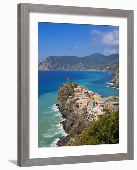 Vernazza, Cinque Terre, Riviera Di Levante, Liguria, Italy-Jon Arnold-Framed Photographic Print