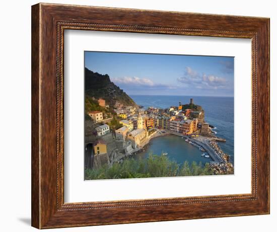 Vernazza, Cinque Terre, Riviera Di Levante, Liguria, Italy-Jon Arnold-Framed Photographic Print